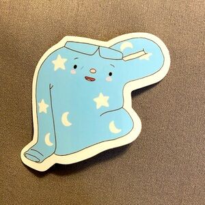 🌈20/$12🌈 Blue Star and Moon Shirt Sticker